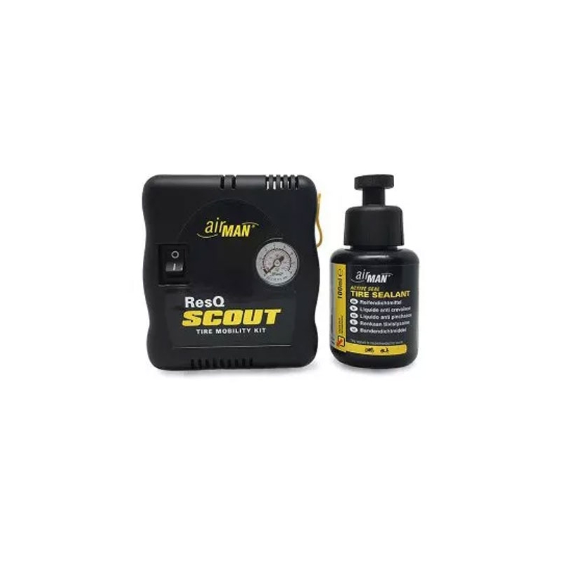 Pusiau automatinis padangų remonto rinkinys airMAN ResQ Scout VO 100 ml