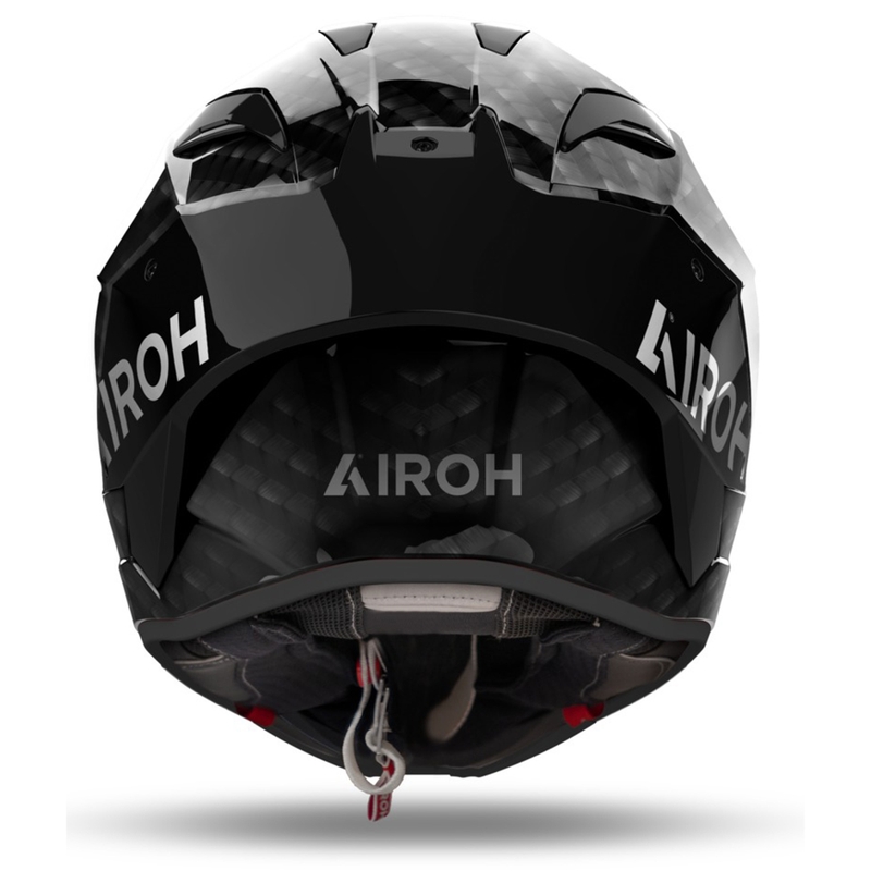 Integruotas motociklininko šalmas Airoh GP800 FIM Carbon black