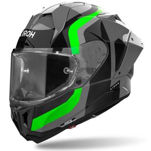 "Airoh GP800 Competition fluo green" integruotas motociklininko šalmas
