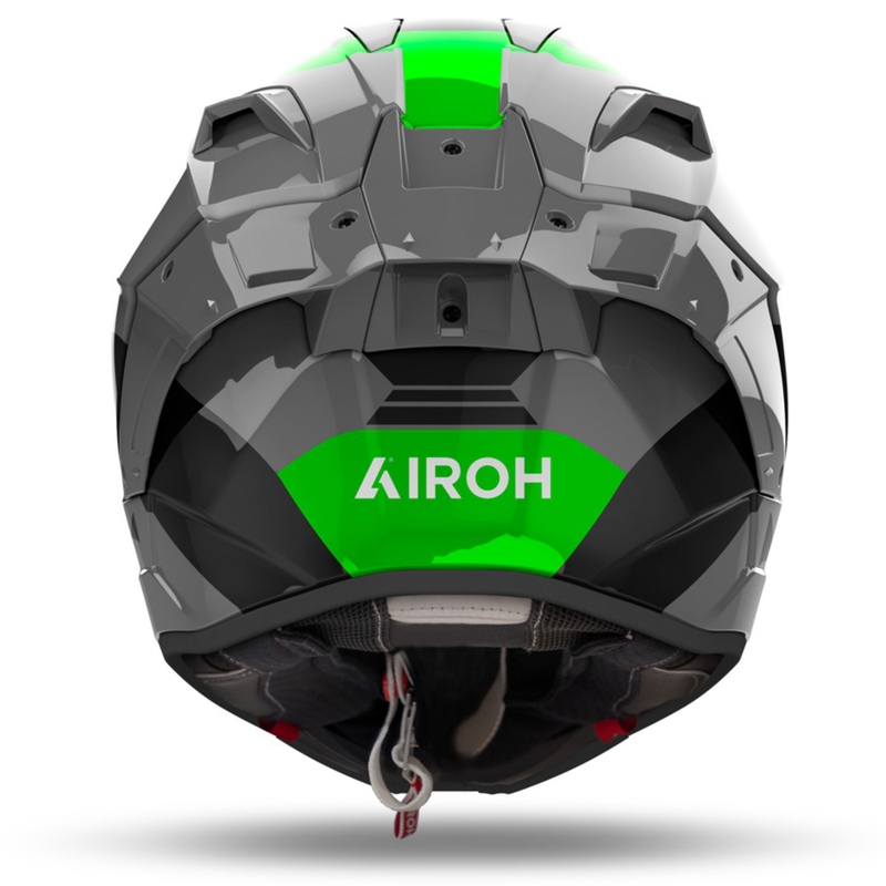 "Airoh GP800 Competition fluo green" integruotas motociklininko šalmas