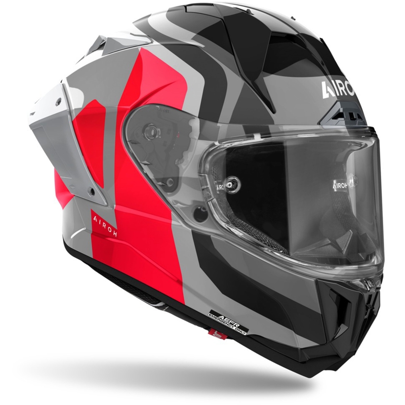 Airoh GP800 Competition integralus motociklininko šalmas raudonas