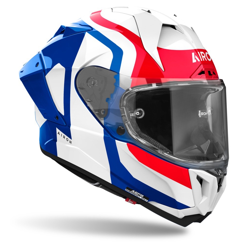 Airoh GP800 Competition integralus motociklininko šalmas mėlynai raudonas