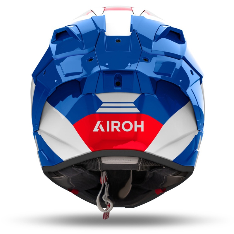 Airoh GP800 Competition integralus motociklininko šalmas mėlynai raudonas