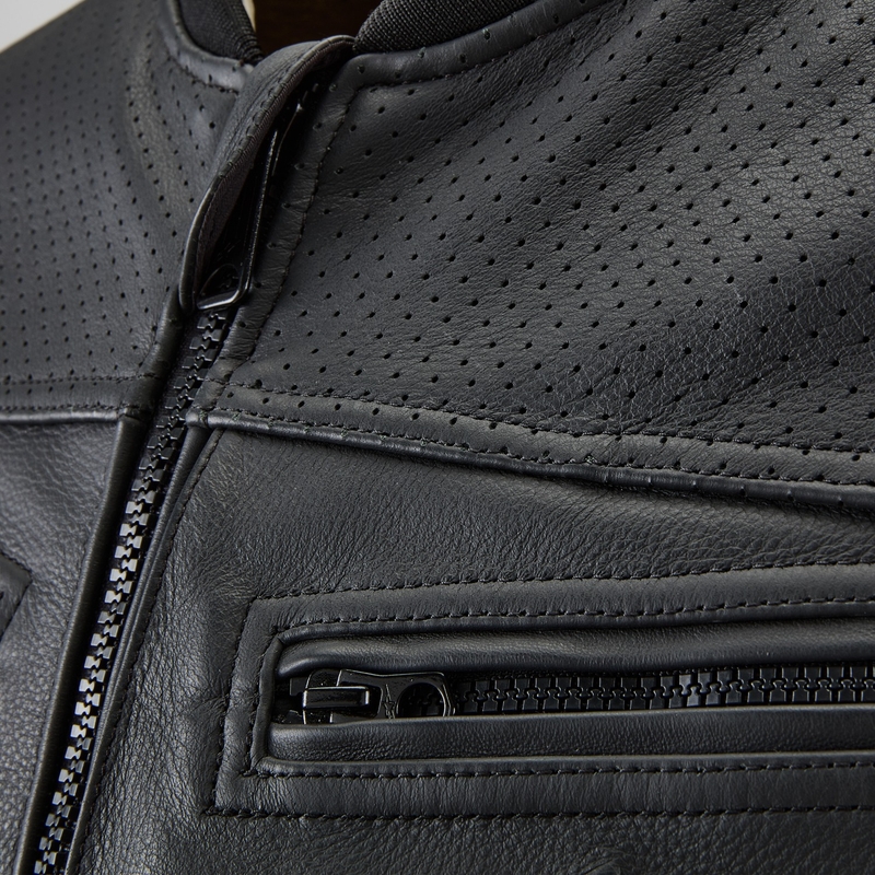 Oro pagalvių liemenė Alpinestars TECH-AIR®3 V2 LEATHER sistema juoda