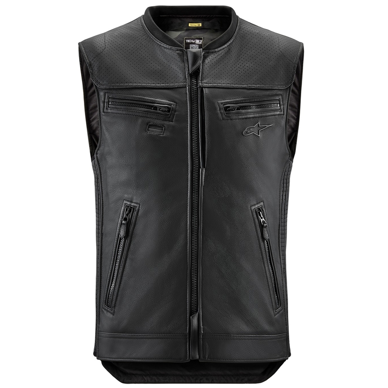 Oro pagalvių liemenė Alpinestars TECH-AIR®3 V2 LEATHER sistema juoda