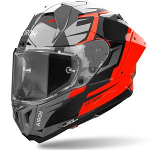 Integruotas šalmas motociklui Airoh GP800 Master oranžinis