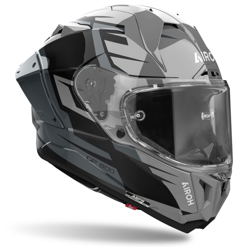 Integruotas motociklininko šalmas Airoh GP800 Master metallic