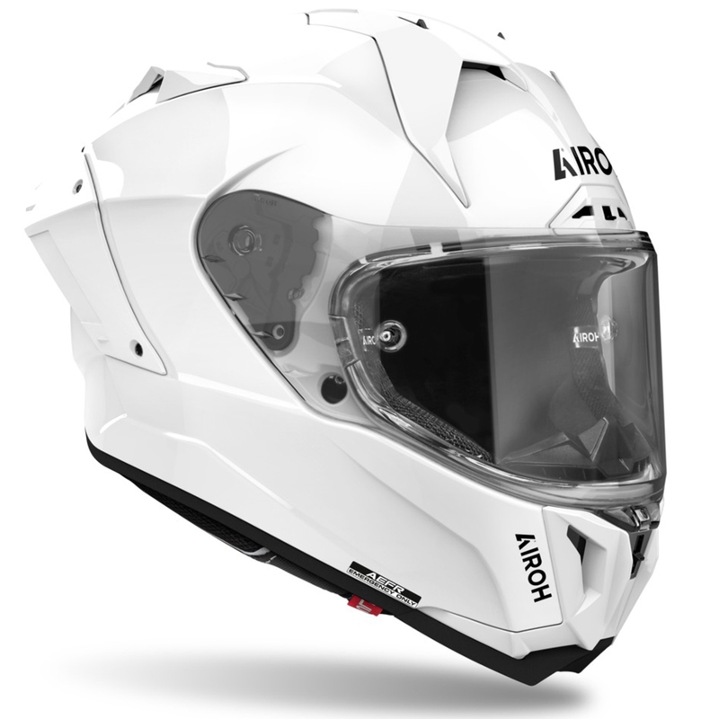 "Airoh GP800" integruotas motociklininko šalmas Balta spalva
