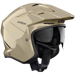 Bandomasis šalmas motociklui Airoh Kombakt Color mocha