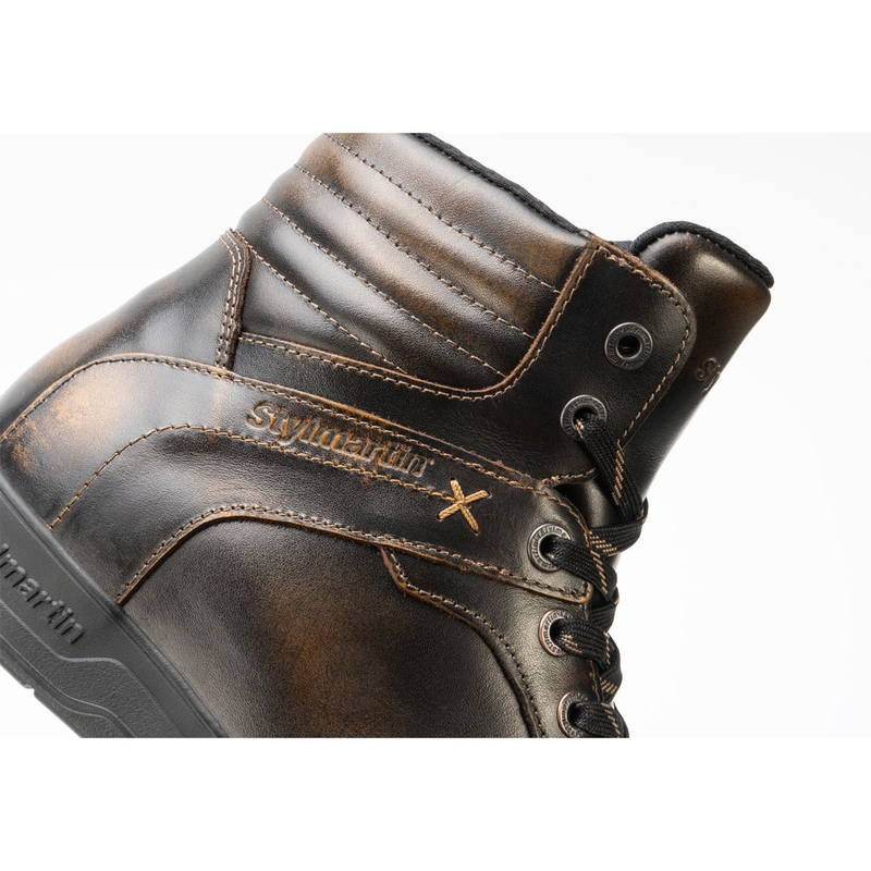 Motociklininko batai Stylmartin Iron WP bronziniai