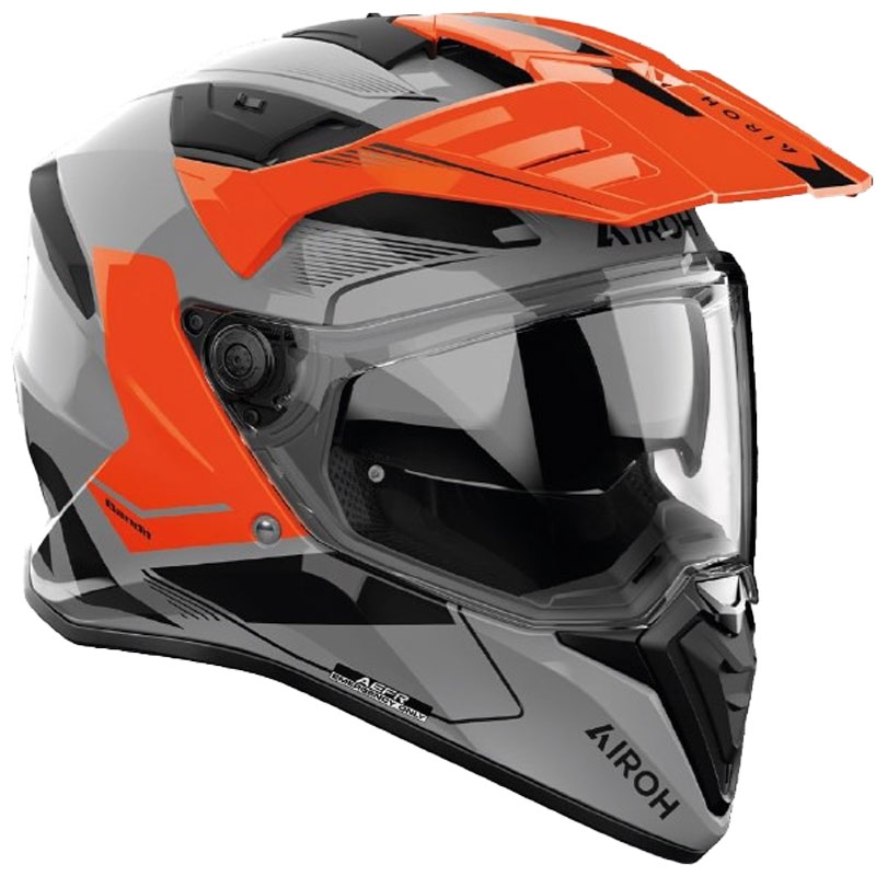 Enduro šalmas motociklui Airoh Bandit Tune oranžinis