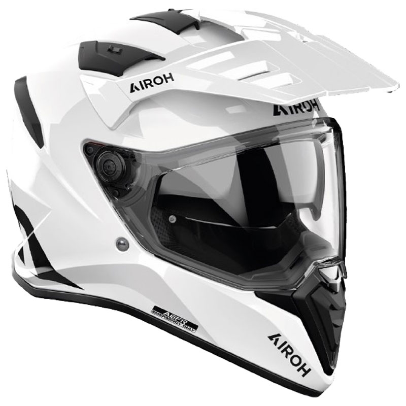 Enduro motociklininko šalmas "Airoh Bandit" Balta spalva