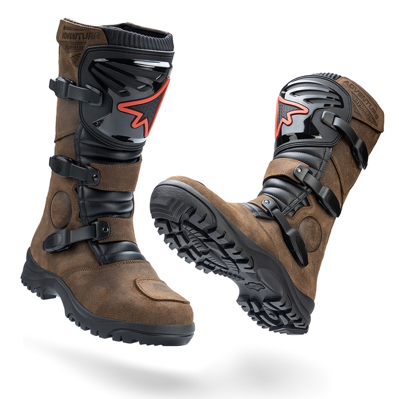 Motociklininko batai Stylmartin Overlander WP rudi