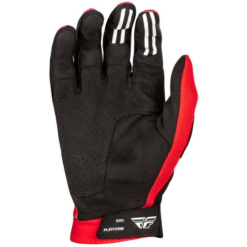 Motokroso pirštinės FLY Racing Evolution DST raudona-balta-juoda
