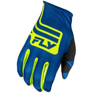 Motokroso pirštinės FLY Racing Lite blue-fluo yellow