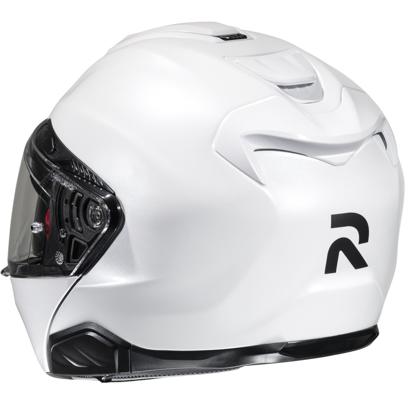 HJC RPHA 91 Solid pearl white flip-up motociklininko šalmas