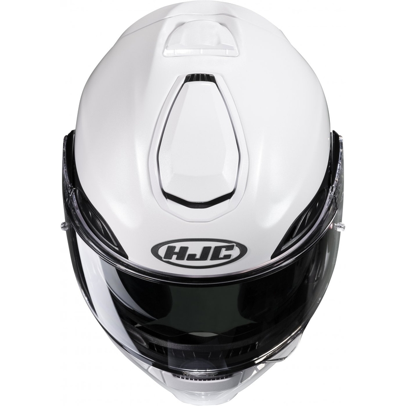 HJC RPHA 91 Solid pearl white flip-up motociklininko šalmas