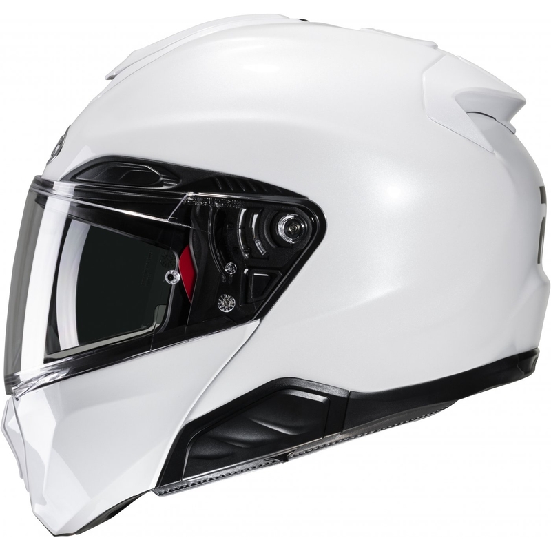 HJC RPHA 91 Solid pearl white flip-up motociklininko šalmas