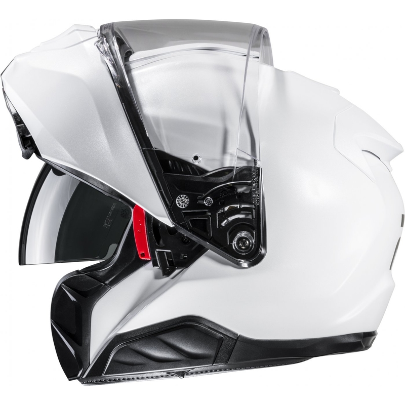 HJC RPHA 91 Solid pearl white flip-up motociklininko šalmas