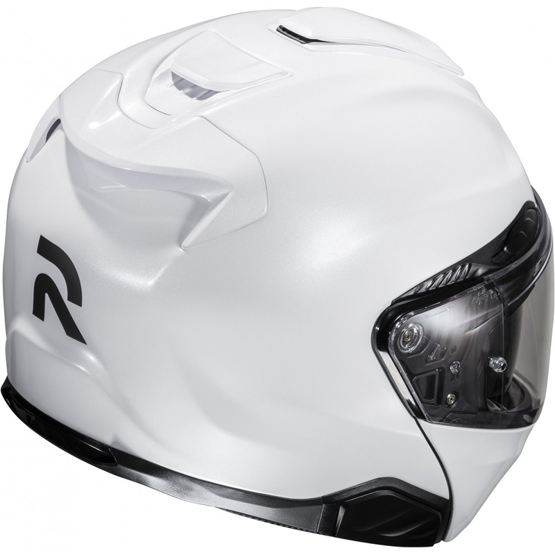 HJC RPHA 91 Solid pearl white flip-up motociklininko šalmas