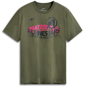 Marškinėliai Alpinestars Semicircle CSF green