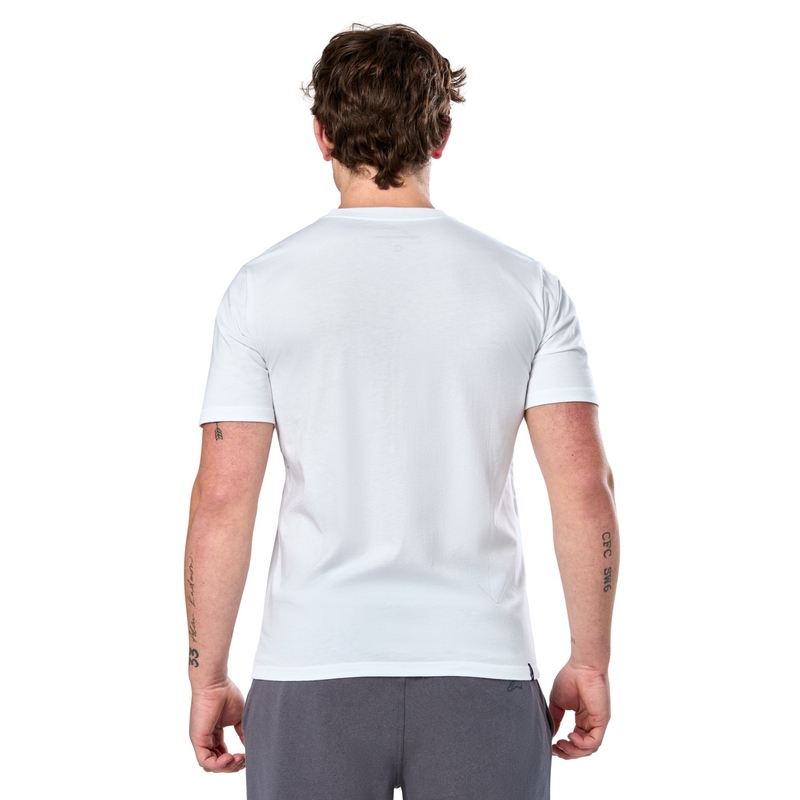 Marškinėliai Alpinestars Geografica CSF white