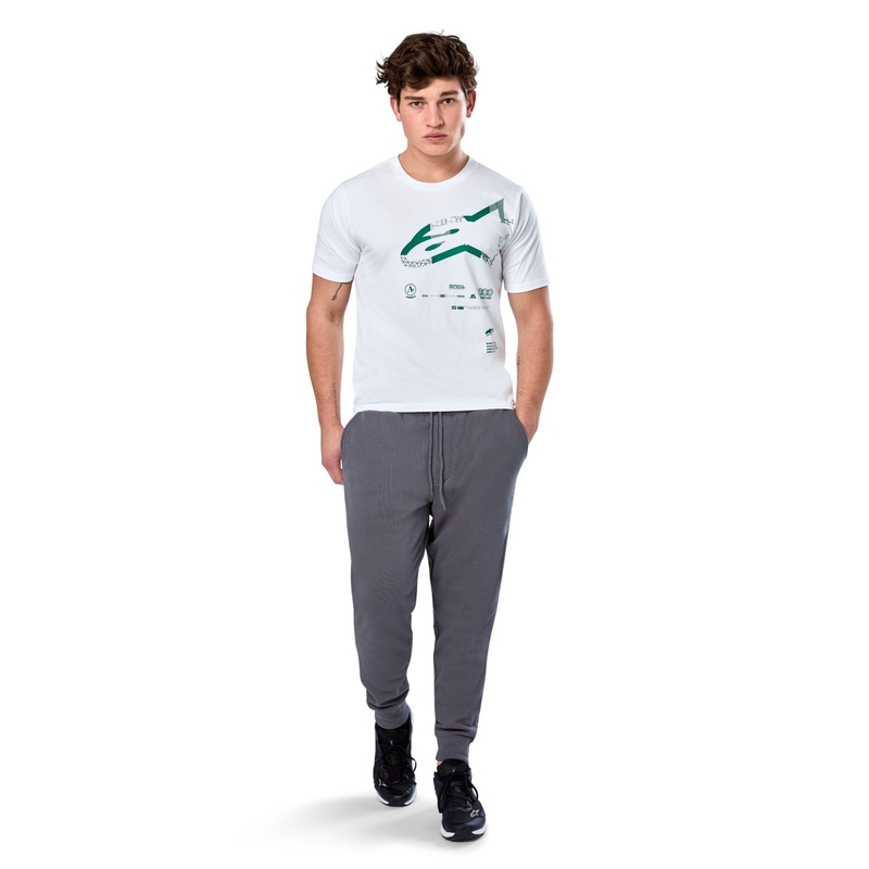 Marškinėliai Alpinestars Geografica CSF white