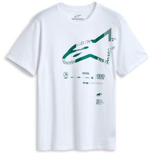 Marškinėliai Alpinestars Geografica CSF white