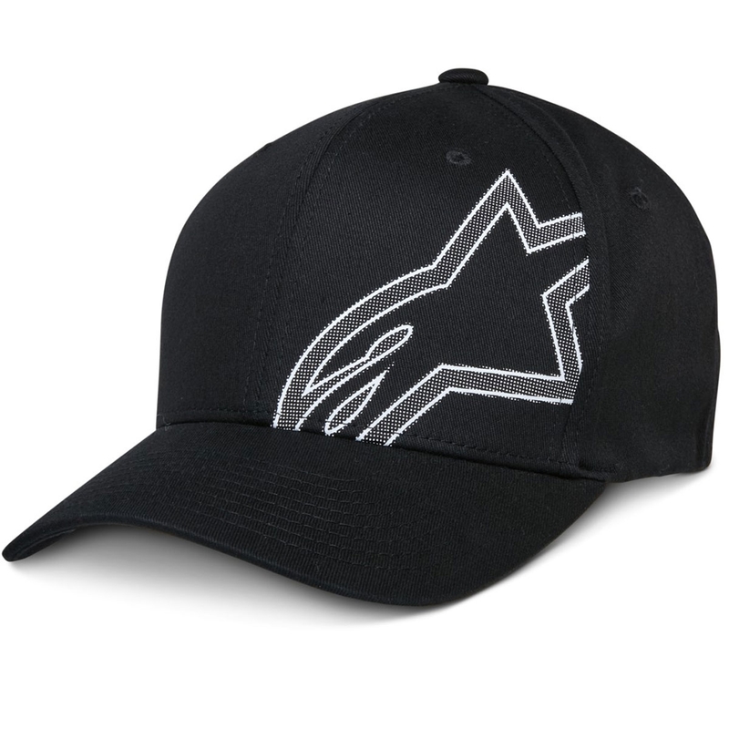 "Alpinestars" dalintis kepurė juoda