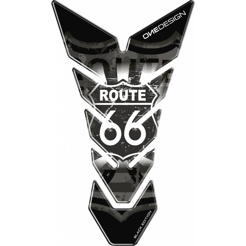 Degalų bako dangtelis Spausdinti Black edition - Route 66