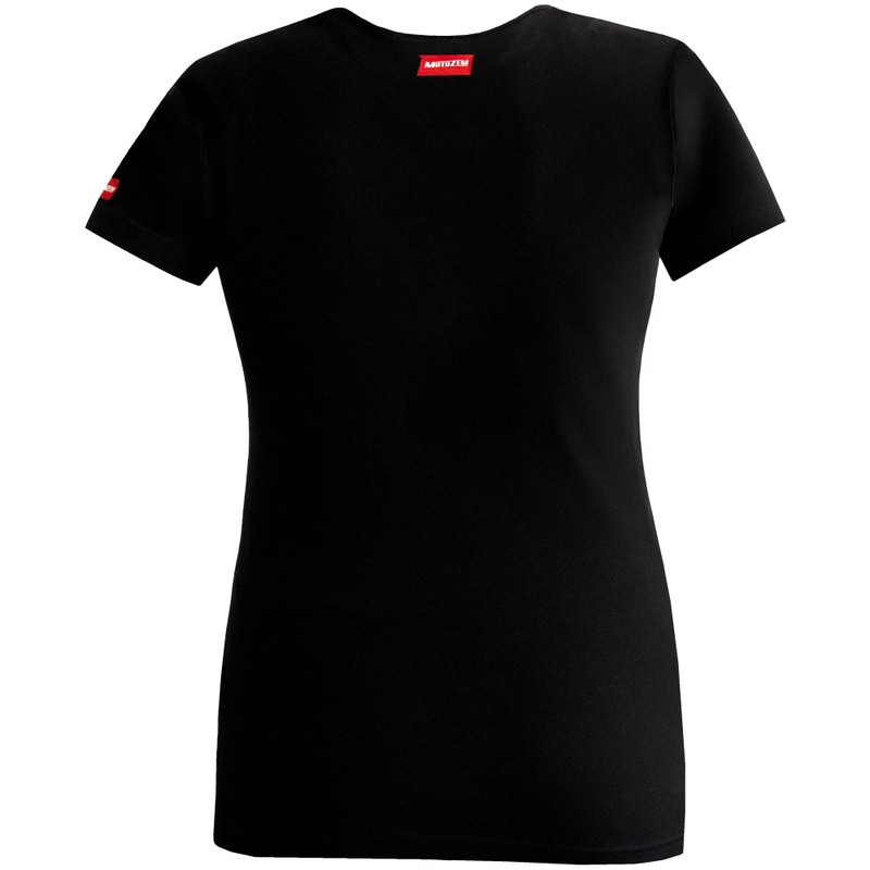 Moteriški MotoZem Girl marškinėliai black