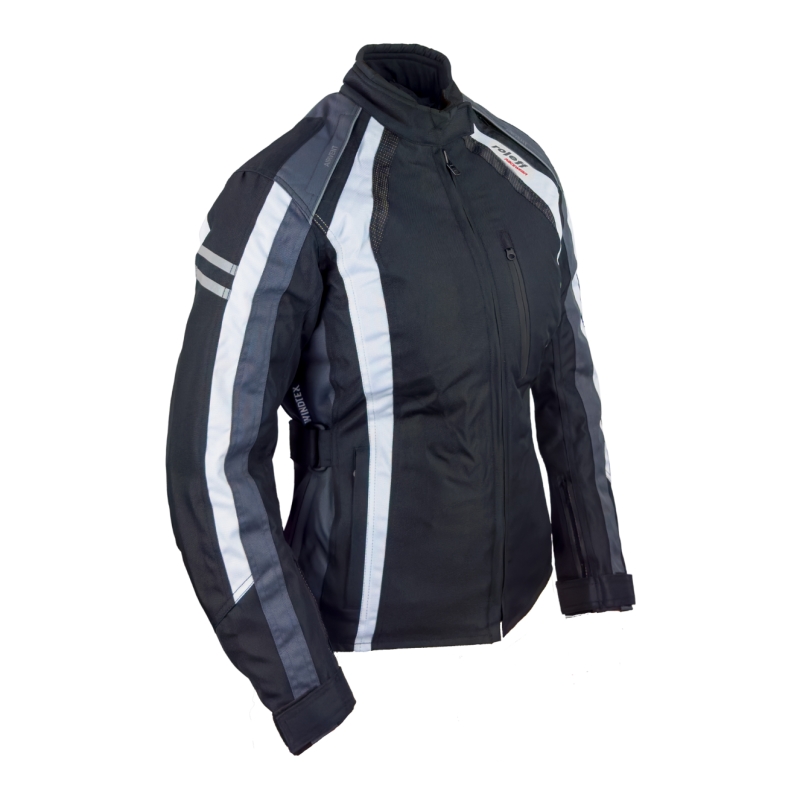 Roleff Venedig Black-Grey-White moteriška motociklininko striukė