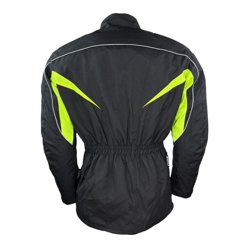 Motociklininko striukė Roleff Kodra black-fluo yellow