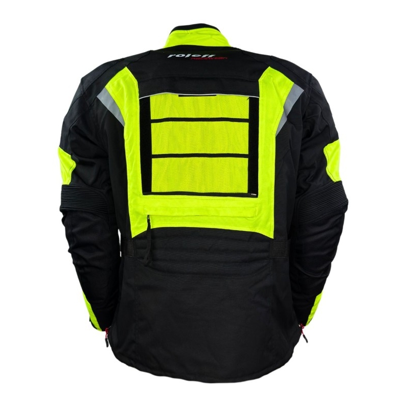 Motociklininko striukė Roleff Kodra Enduro black-fluo yellow