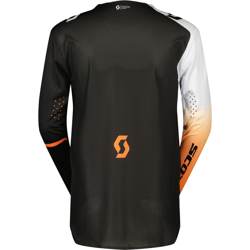 Motokroso marškinėliai SCOTT Podium Pro black-orange