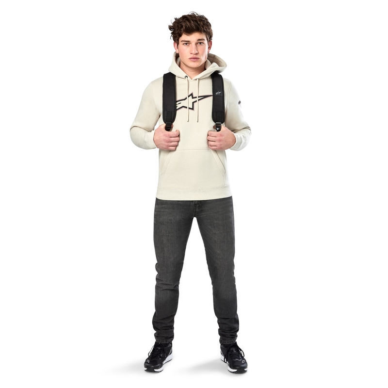 Mikina Alpinestars Insignia Hoodie bílá offwhite