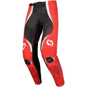 Motokroso kelnės SCOTT Podium PRO raudonos-juodos spalvos