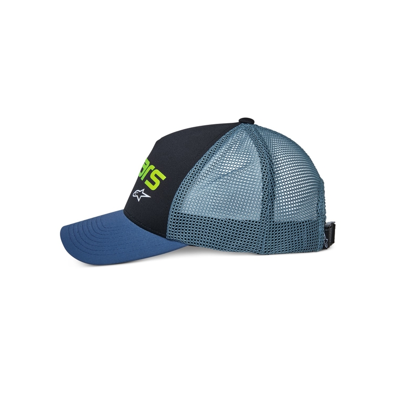 Alpinestars Vital Trucker kepurė juoda-mėlyna-žalia