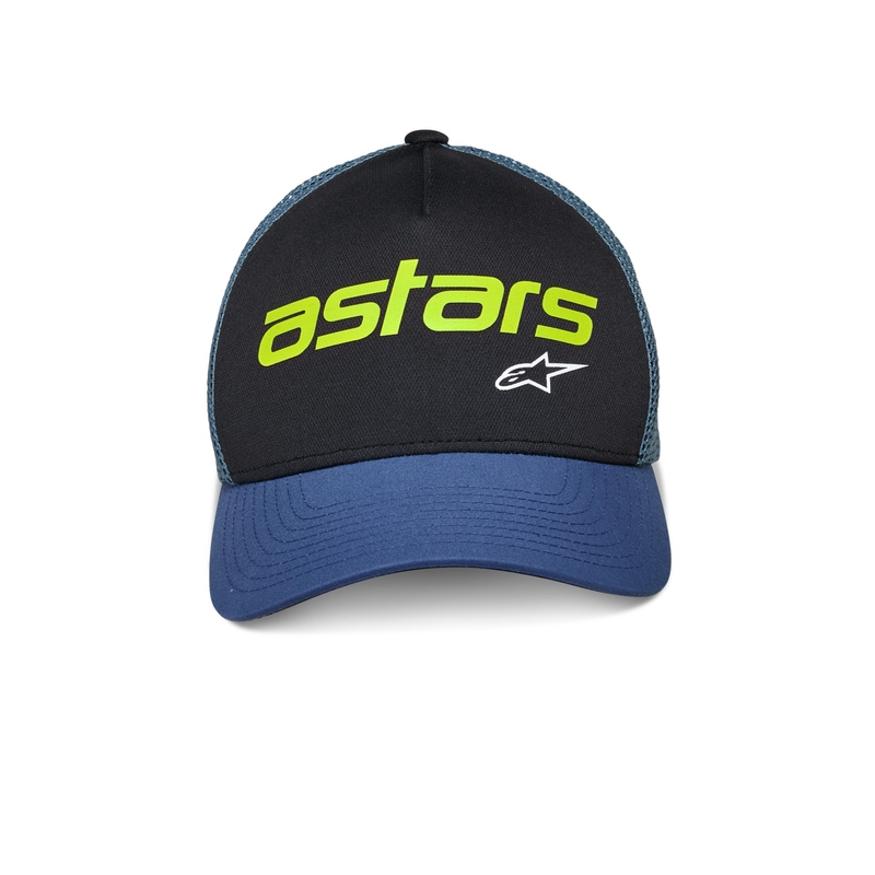 Alpinestars Vital Trucker kepurė juoda-mėlyna-žalia
