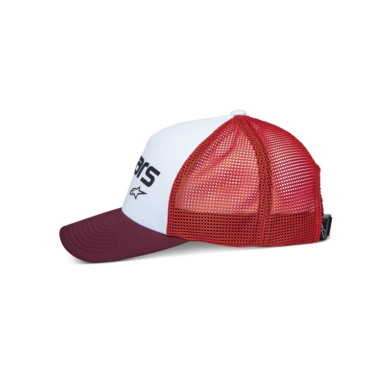 Alpinestars Vital Trucker kepurė balta-ruda-raudona-oranžinė