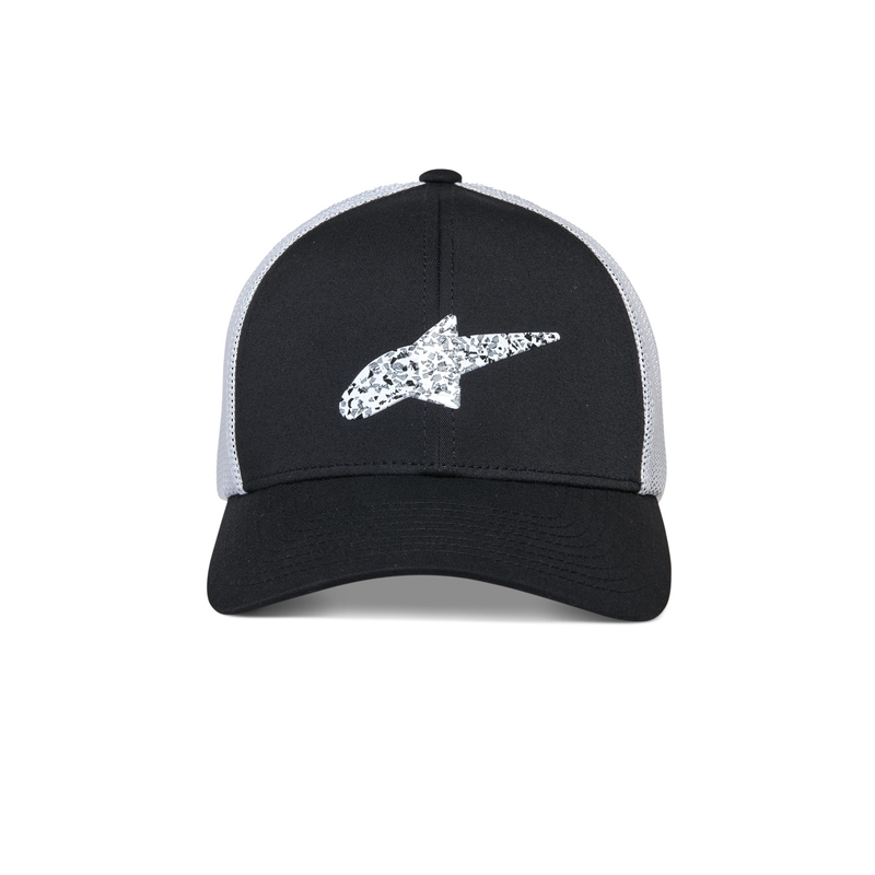 Alpinestars Terolithic Trucker kepuraitė juoda ir balta