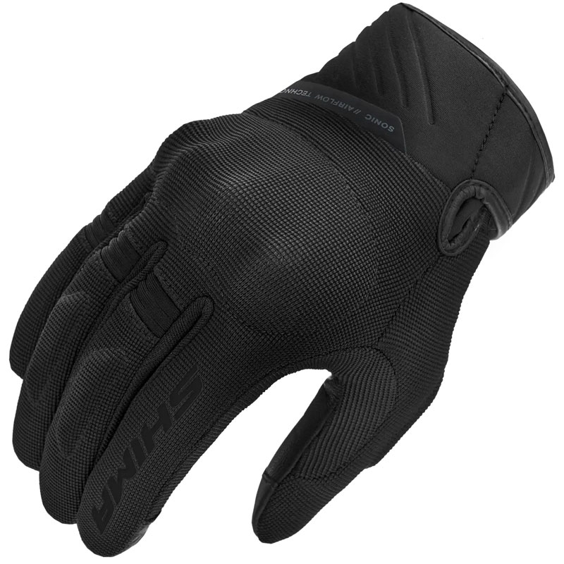 Moteriškos motociklininko pirštinės Shima Sonic black