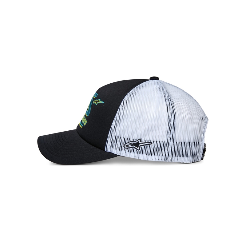 Alpinestars Ayess Trucker kepuraitė juoda ir balta