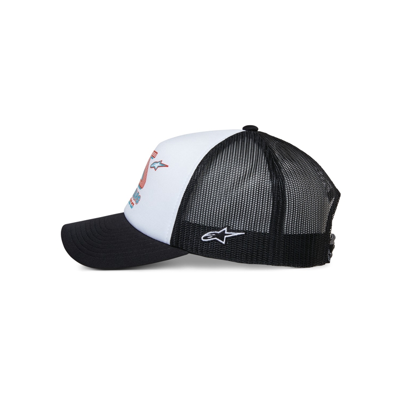 Alpinestars Ayess Trucker kepuraitė balta ir juoda