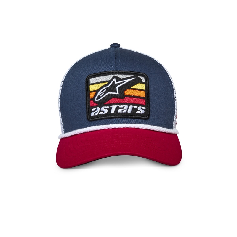 Alpinestars Selica Trucker kepurė mėlyna-raudona-balta