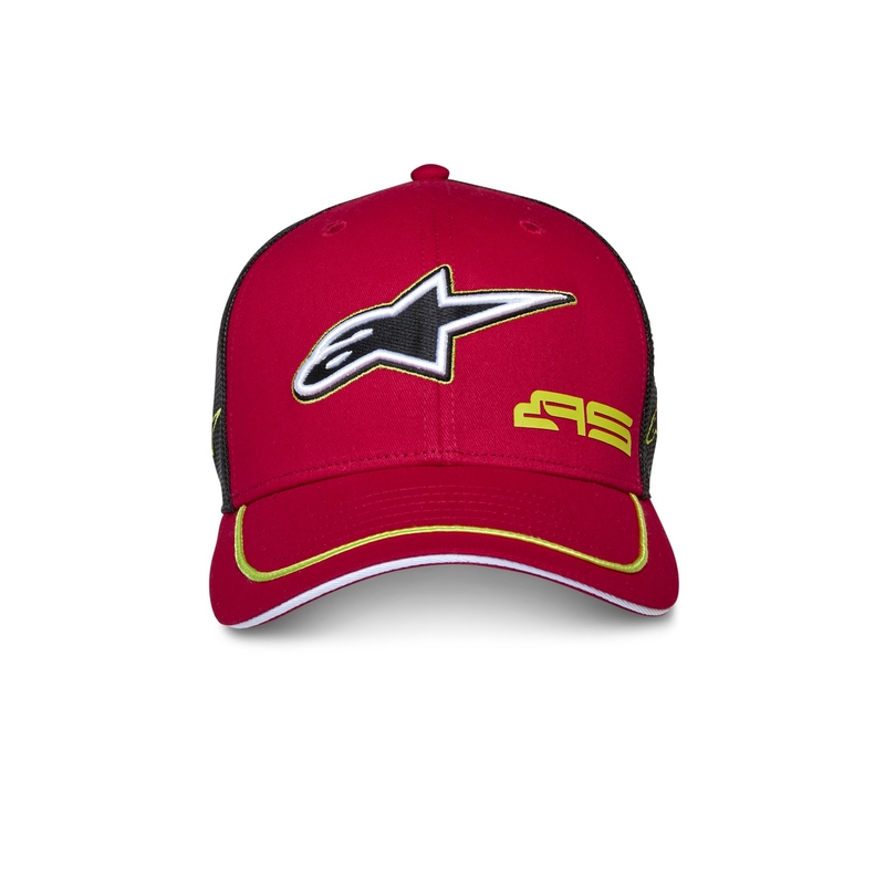 Alpinestars Exceed Trucker kepurė raudona ir juoda