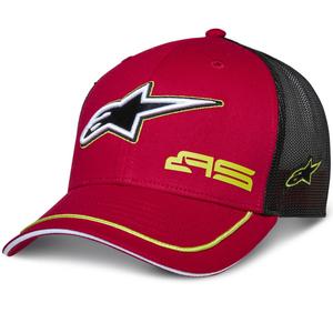 Alpinestars Exceed Trucker kepurė raudona ir juoda