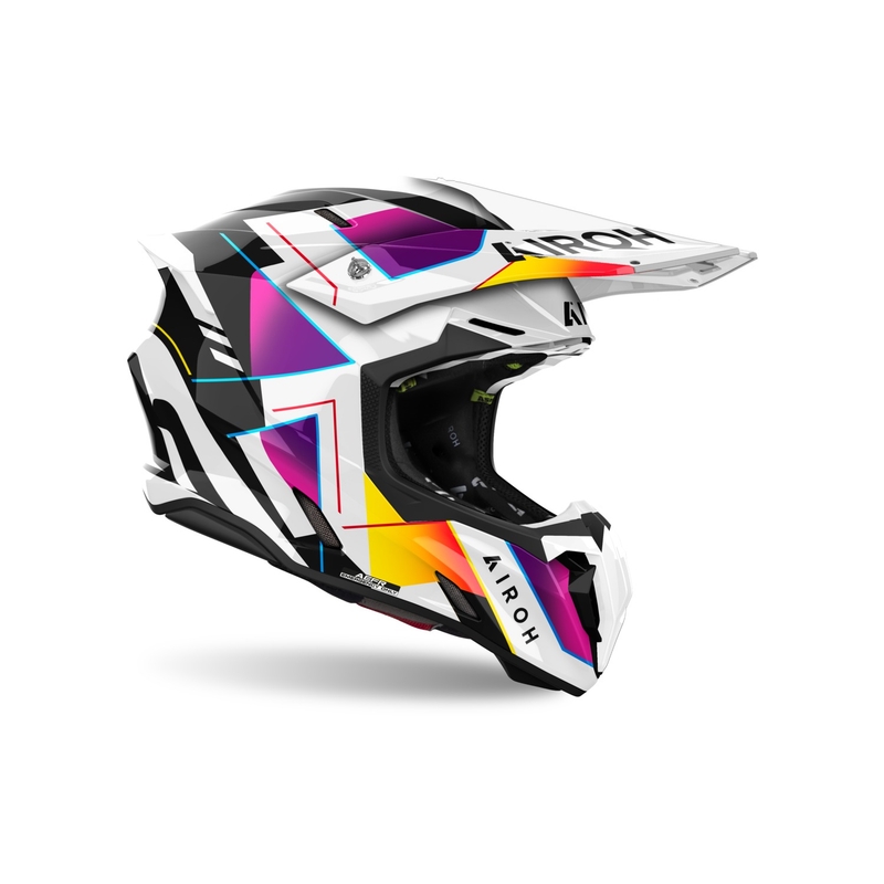Motokrosová helma Airoh Twist 3 Rainbow 2024 lesklá - II. jakost