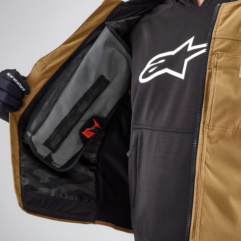"Alpinestars Tech-Air®3 V2 Canvas" sistemos oro pagalvių liemenė juoda