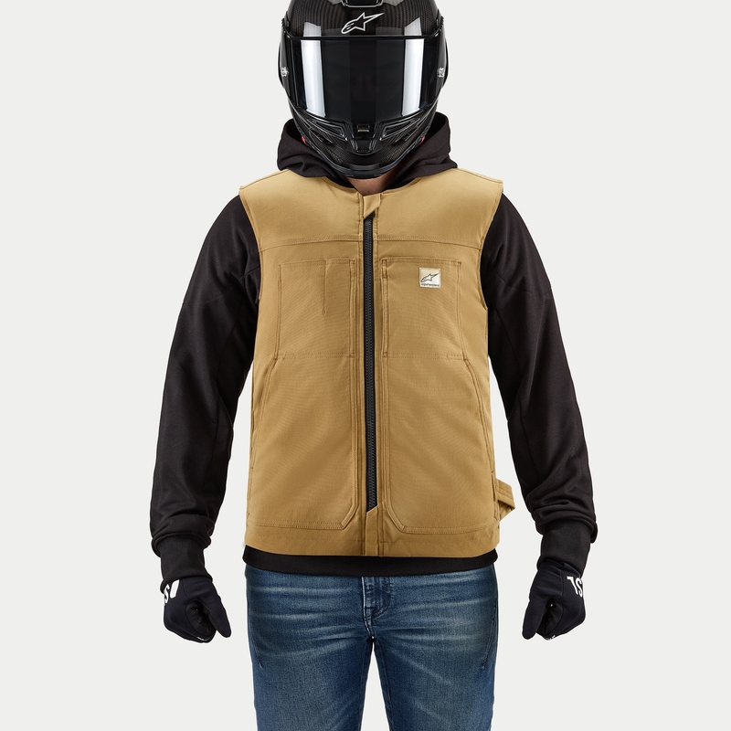 "Alpinestars Tech-Air®3 V2 Canvas" sistemos oro pagalvių liemenė juoda